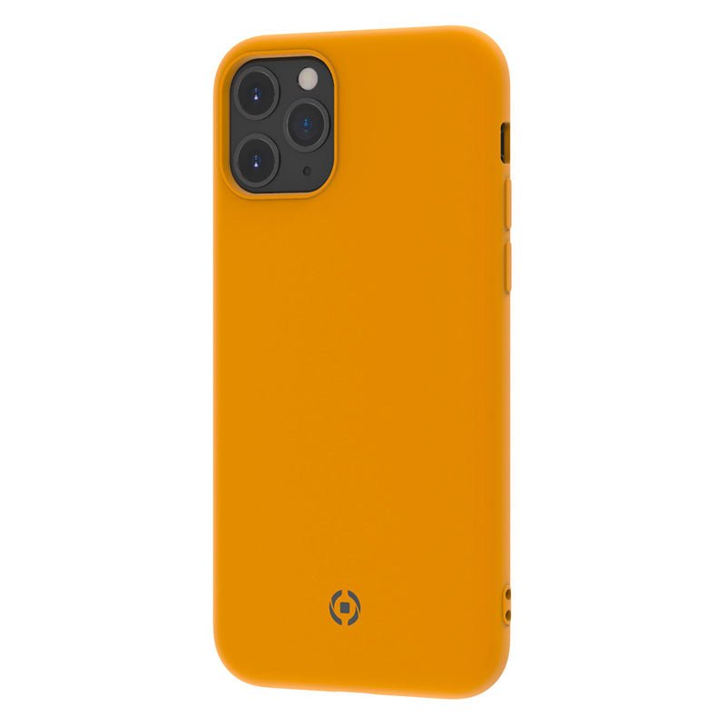 Celly Leaf iPhone 11 Pro TPU Cover, Gul - HjemTek