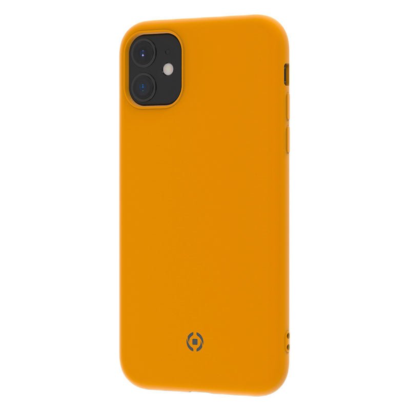 Celly Leaf iPhone 11 TPU Cover, Gul - HjemTek