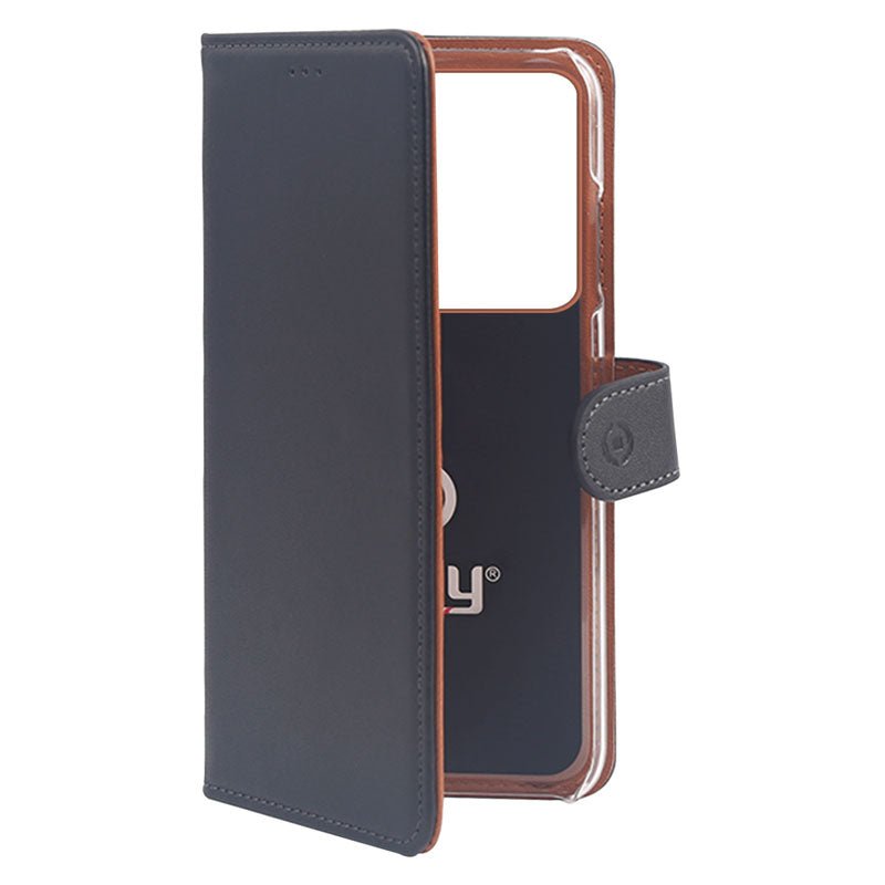 Celly Wally Samsung Galaxy S20 Ultra Cover, Sort/Cognac - HjemTek