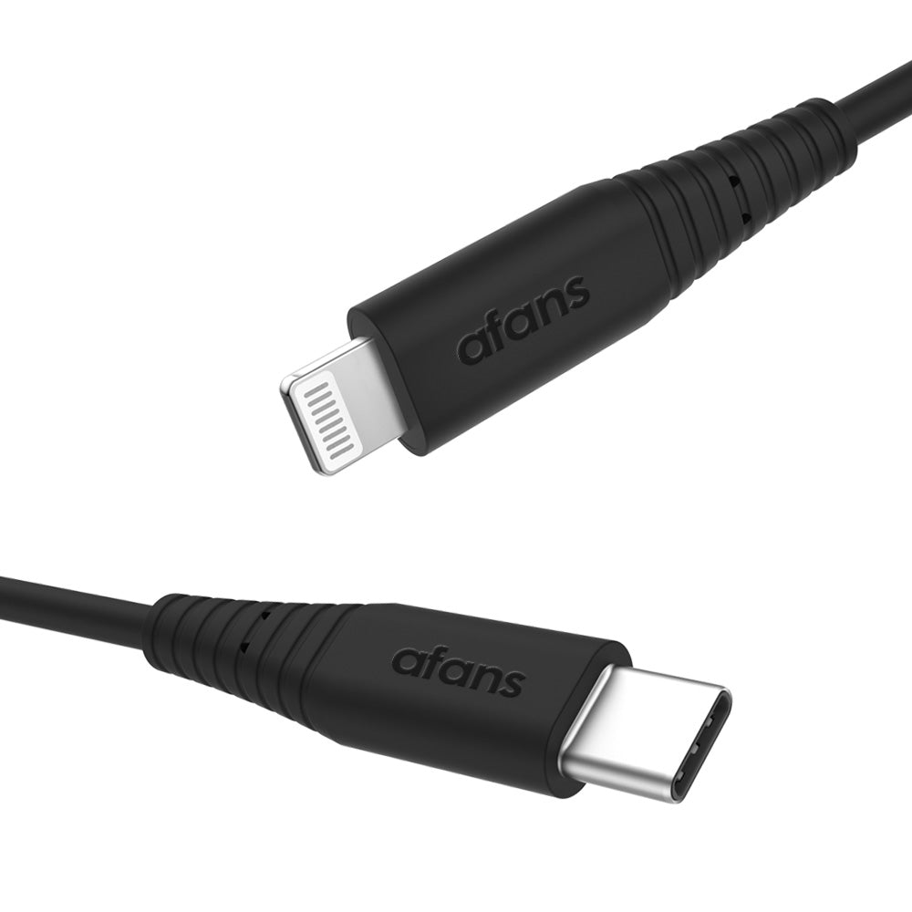 Zikko afans USB-C to MFi Lightning 1,5m cable, Black - HjemTek